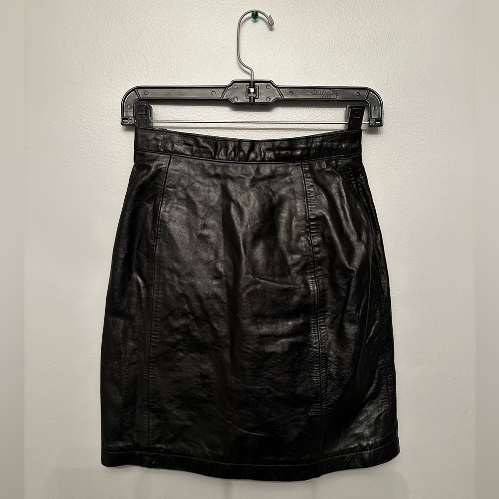 Vintage Wilsons leather miniskirt